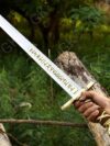 Excalibur VIKING Sword Merlin Knight Templar Sword, Medieval Battle Ready sword