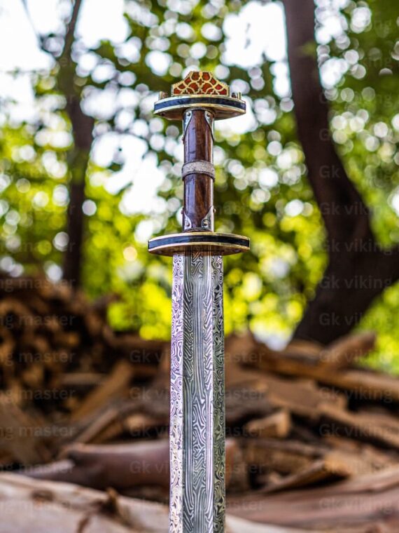 Custom Handmade Medieval Battle Ready sword Sharp Edge Long Blade Historical swd