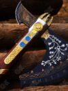 Leviathan Axe Custom God of War Replica Axe Carbon Steel Viking Axe Kratos Axe