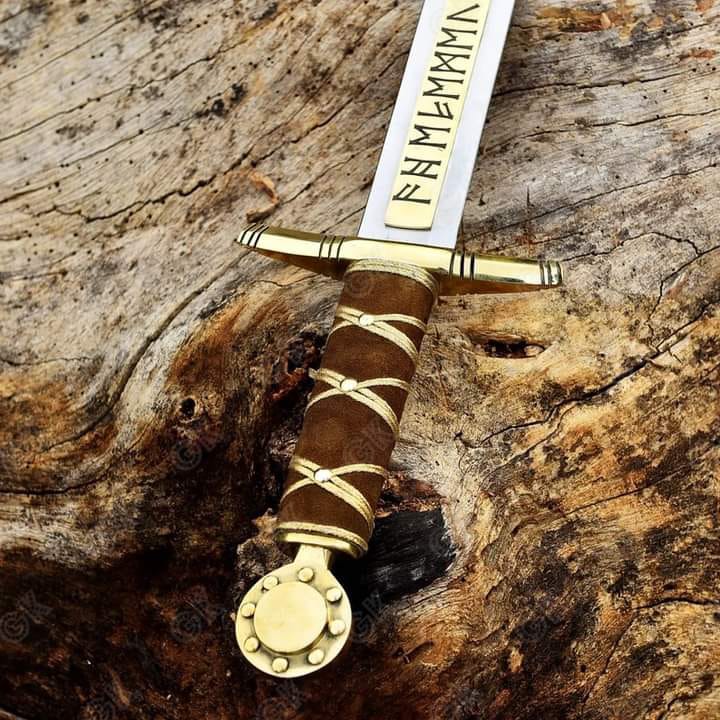 Excalibur VIKING Sword Merlin Knight Templar Sword, Medieval Battle Ready sword