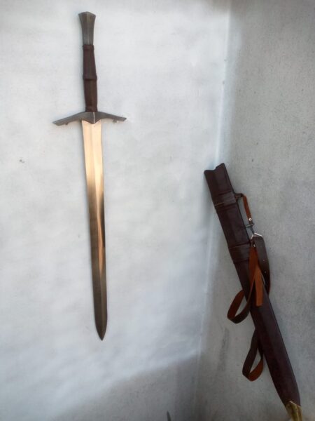 Hand Forged High Carbon Steel Viking Sword Sharp / Battle Ready Medieval Sword