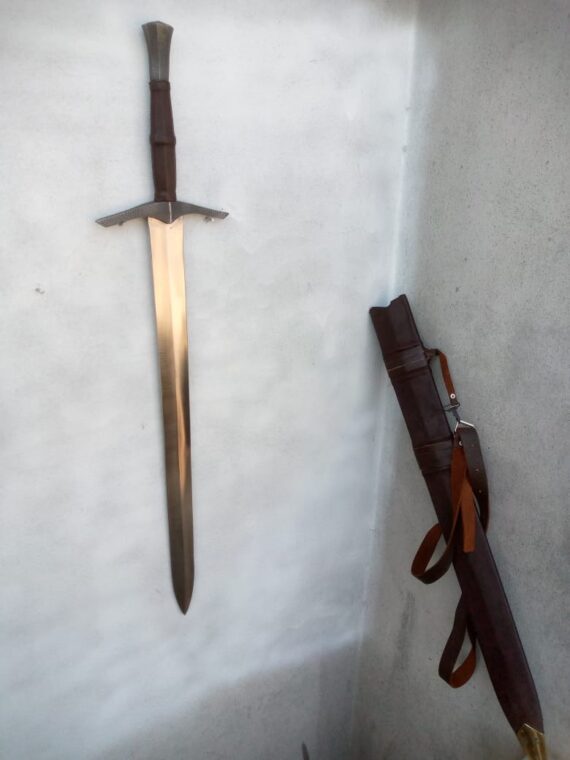 Hand Forged High Carbon Steel Viking Sword Sharp / Battle Ready Medieval Sword