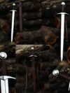 Hand Forged High Carbon Steel Viking Sword Sharp / Battle Ready Medieval Sword