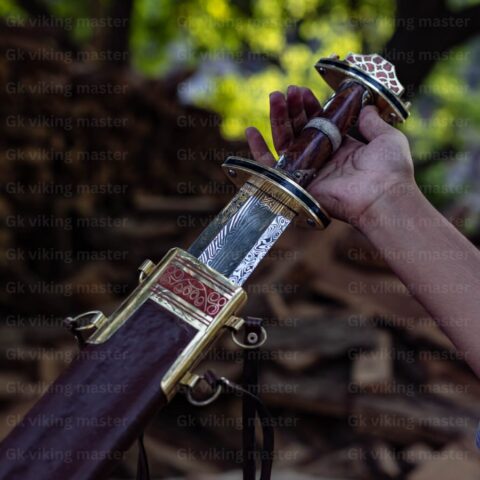 Custom Handmade Medieval Battle Ready sword Sharp Edge Long Blade Historical swd