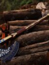 Leviathan Axe Custom God of War Replica Axe Carbon Steel Viking Axe Kratos Axe