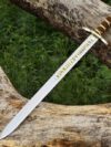 Excalibur VIKING Sword Merlin Knight Templar Sword, Medieval Battle Ready sword