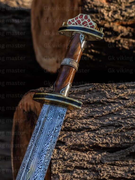 Custom Handmade Medieval Battle Ready sword Sharp Edge Long Blade Historical swd