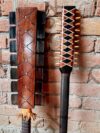 Custom handmade AZTEC sword war club STAG horn & 1075 steel Brand new personaliz