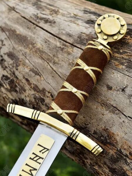 Excalibur VIKING Sword Merlin Knight Templar Sword, Medieval Battle Ready sword