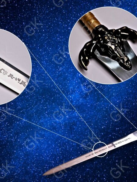 New ,Marto Conan Barbarian Father sword Full Tang Long sword w/sheath fast ship