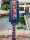 Aztec sword war club + Walking stick axe antique Parsonalizated Macuahuitl arts
