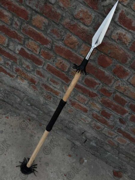 Medieval Spartan spear - Viking Hand Forged Hunting Spear Sharp Blade / 114.3 cm