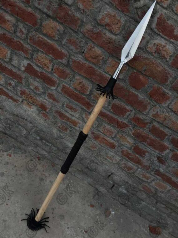 Medieval Spartan spear - Viking Hand Forged Hunting Spear Sharp Blade / 114.3 cm
