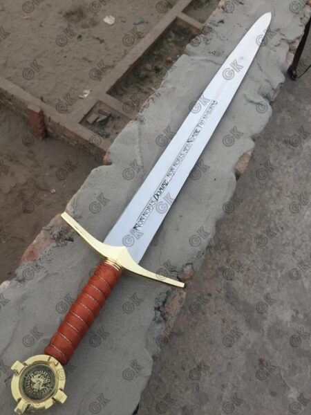 Hand Forged -High Carbon Steel Viking Sword Sharp / Battle Ready, Medieval Sword