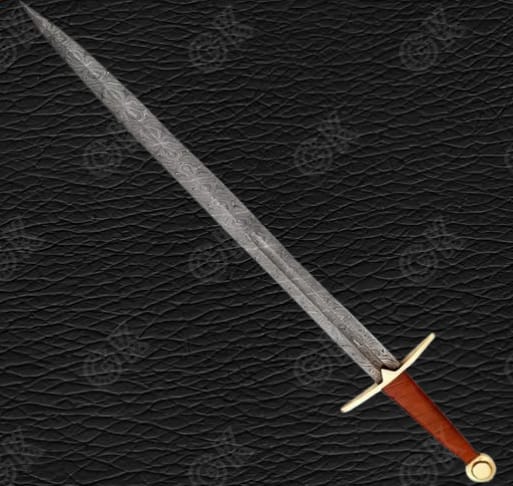 Hand Forged- Damascus Steel Viking Sword Sharp Battle Ready Medieval Sword /Gift