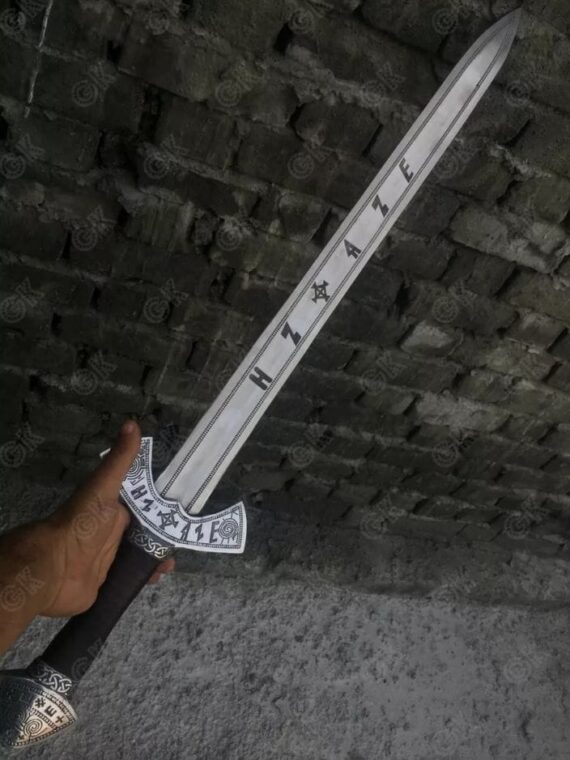 Hand Forged - High Carbon Steel Viking Sword Sharp / Battle Ready Medieval Sword