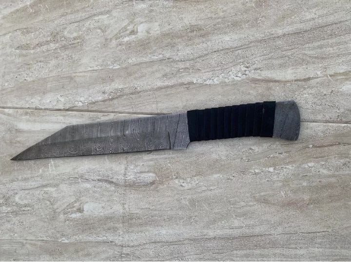 Custom Hand Forged- Damascus steel Full Tang SEAX Knife Hunting Knife Camping16"