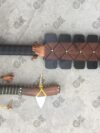 Custom handmade AZTEC sword Gum stock WAR club Macuahuitl 1075 blade ash wood 2p