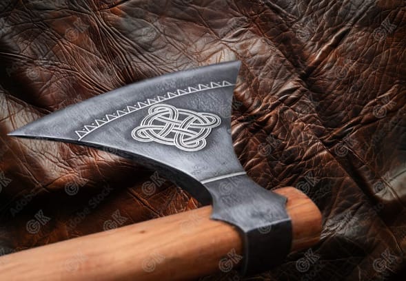 Medieval Replica Historic Viking big DANE Axe Battle Axe Forged Carbon steel 40"