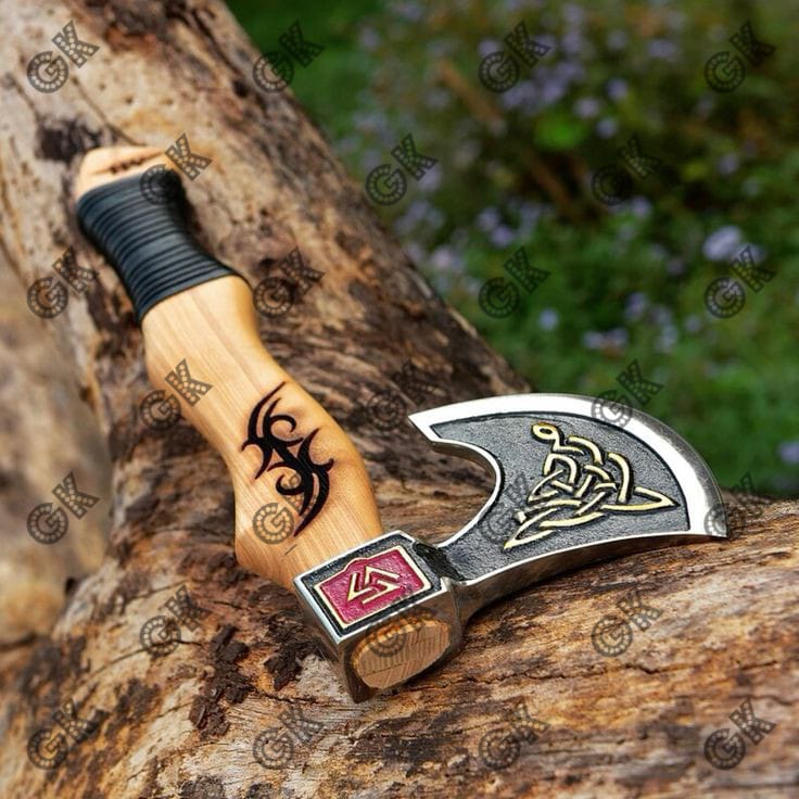 Custom Made Viking axe Battle Tomahawk, Hatchet, Hunting, Tactical, Axe W/sheath