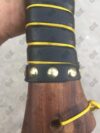 Custom handmade AZTEC sword Gum stock WAR club Macuahuitl 1075 blade ash wood 2p