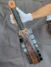 Custom made GK handmade Aztec Sword War Club Macuahuitl with 1075 steel ash wood