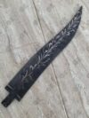 Custom Hand Forged/ Damascus Steel Bowie Knife Blank Blade, Beautiful Petron 12"