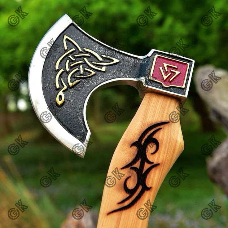 Custom Made Viking axe Battle Tomahawk, Hatchet, Hunting, Tactical, Axe W/sheath