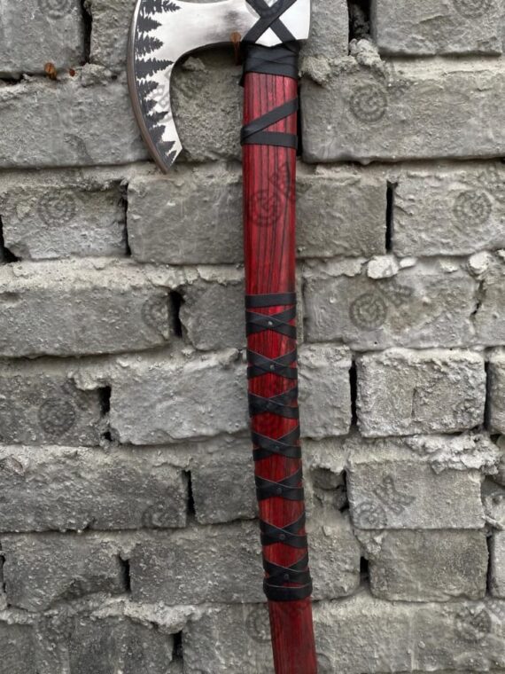 Valhalla Viking Axe Bearded Medieval / Battle Ready Hatchet Throwing's Axe Xmas