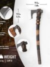 Viking Axe Battle Forged /Ragner Lothbrok- Axe High Temper Carbon steel For used