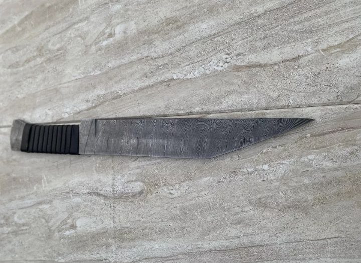 Custom Hand Forged- Damascus steel Full Tang SEAX Knife Hunting Knife Camping16"