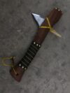 Custom handmade AZTEC sword Gum stock WAR club Macuahuitl 1075 blade ash wood 2p