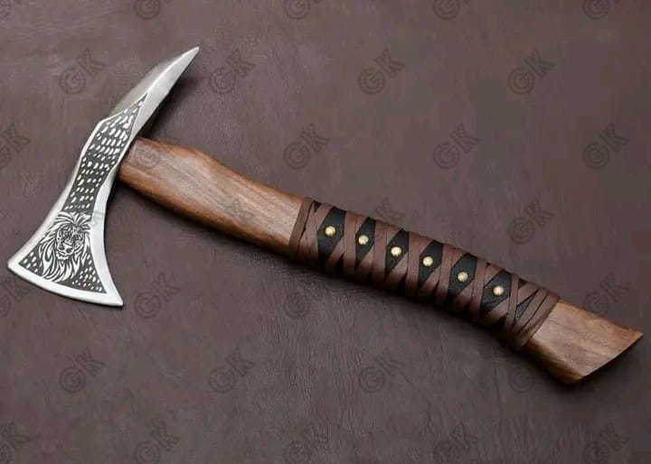Custom Made Viking Tactical Ax Hatchet Tomahawk - Hand Forged High Carbon Steel