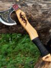 Custom Made Viking axe Battle Tomahawk, Hatchet, Hunting, Tactical, Axe W/sheath