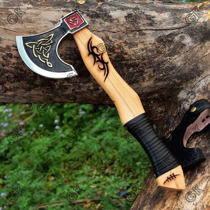 Custom Made Viking axe Battle Tomahawk, Hatchet, Hunting, Tactical, Axe W/sheath