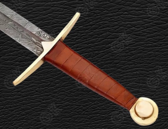 Hand Forged- Damascus Steel Viking Sword Sharp Battle Ready Medieval Sword /Gift