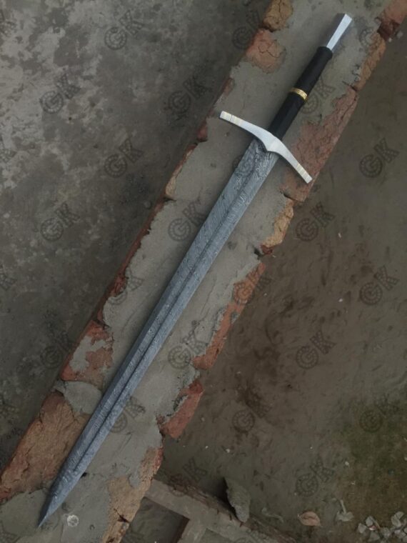 Hand Forged High Damascus Steel Viking Sword Sharp / Battle Ready Medieval Sword