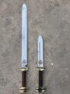 Fencing Sword, Hand Forged -Carbon steel Medieval Battle Ready Sword+ Dagger 2pc