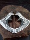 MEDIEVAL HUNTSMAN CUSTOM HAND MADE HIGH CARBON STEEL TOMAHAWK VIKING AXE 2 HEAD