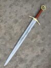 Hand Forged -High Carbon Steel Viking Sword Sharp / Battle Ready, Medieval Sword