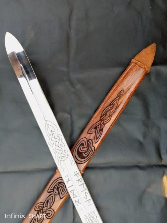 Hand Forged Brand new Carbon Steel Viking Sword Medieval Battle Rady sharp blade