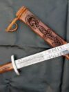 Hand Forged Brand new Carbon Steel Viking Sword Medieval Battle Rady sharp blade