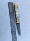 Custom Hand Forged - Damascus Steel Folding Pocket Knife Mother Of Pearl, HANDLE
