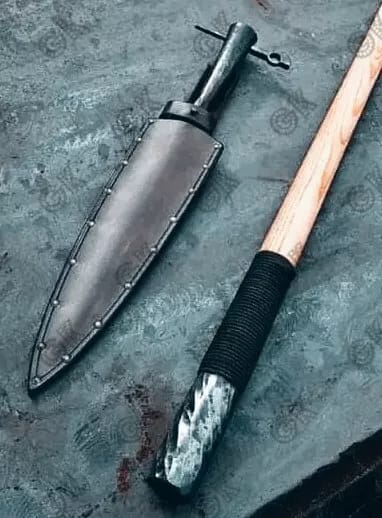 44"Custom Made Forged Medieval-Battle-Ready Viking Hunting spear / Ottaman Style