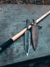 44"Custom Made Forged Medieval-Battle-Ready Viking Hunting spear / Ottaman Style